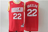 Rockets 22 Clyde Drexler Red Hardwood Classics Jersey,baseball caps,new era cap wholesale,wholesale hats